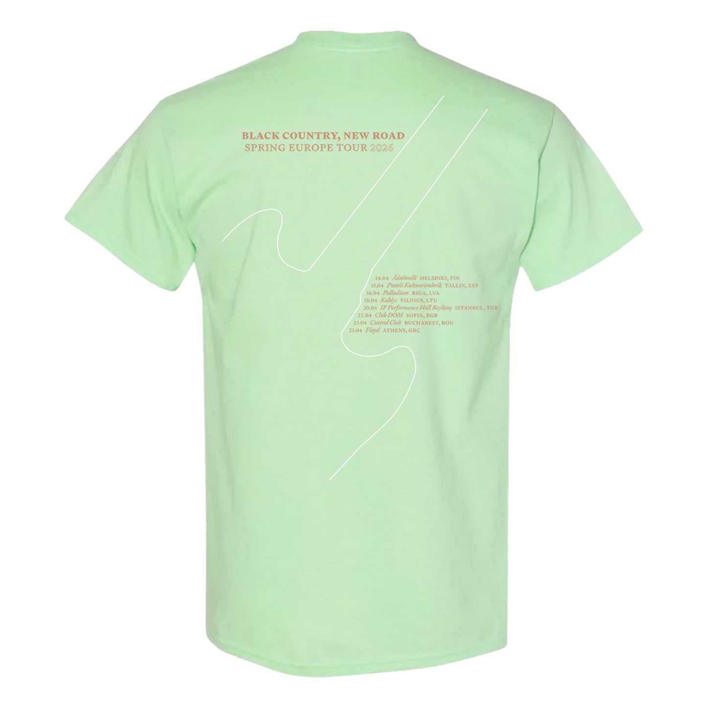 Spring Tour 2026 Mint Tee