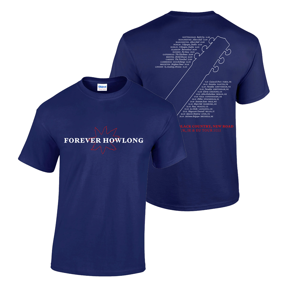 FALL 2025 TOUR T SHIRT BLUE
