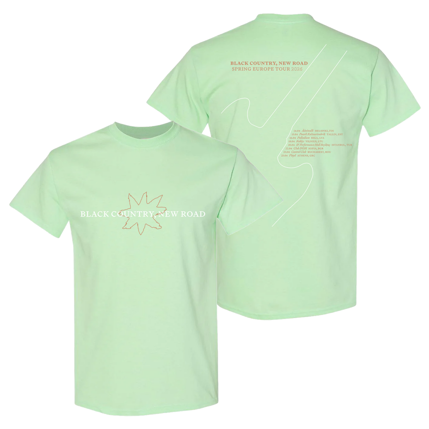 Spring Tour 2026 Mint Tee
